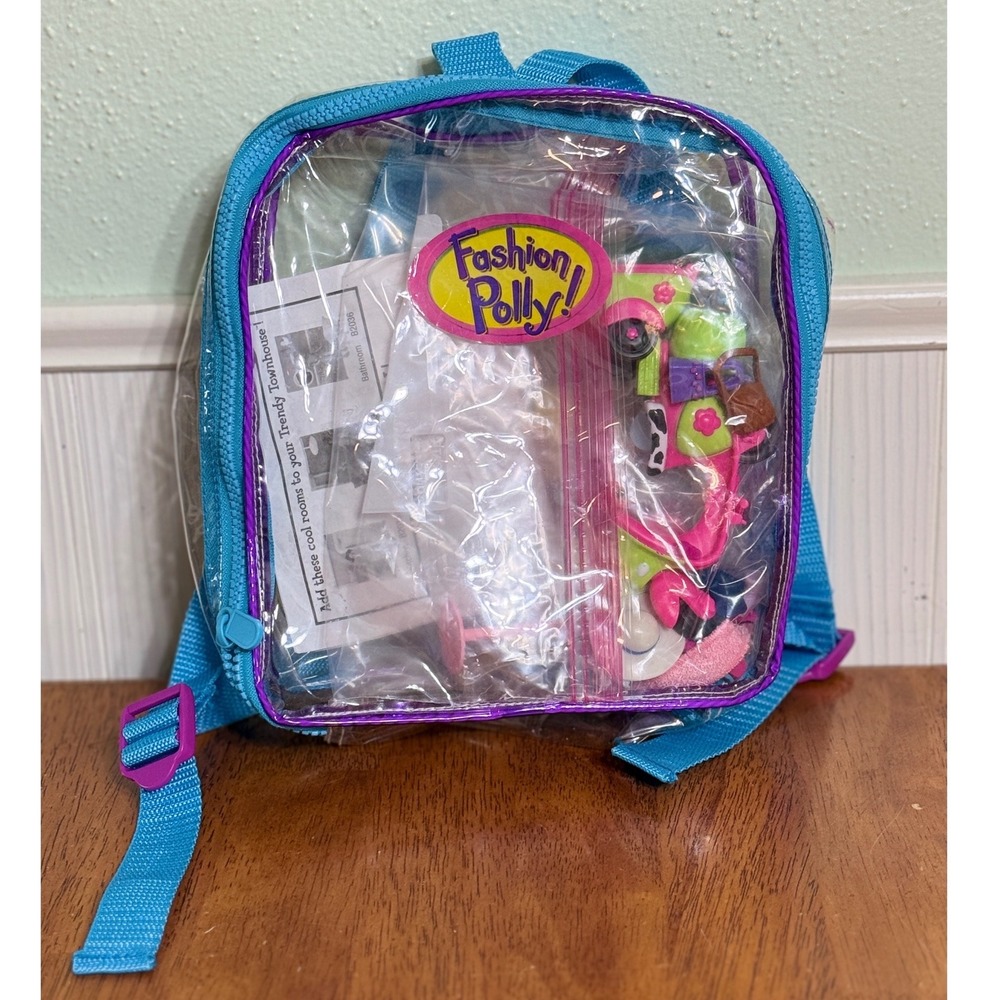 Vintage Polly Pocket Y2K 3 Dolls Clothing Accessories Lot